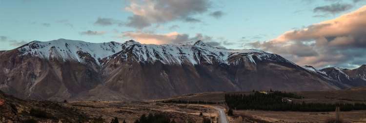 Esquel con campos de Tulipanes